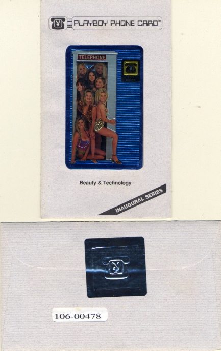 Phone Card Playmates in Phone booth Inaugural series Playboy 